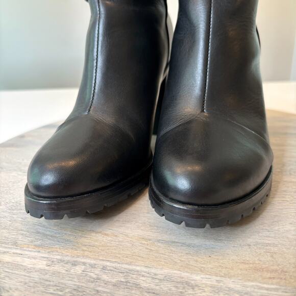 Rag & Bone Classic Newbury Black Leather Ankle Boots Booties EU 38.5 US Size 8.5 - Picture 5 of 10